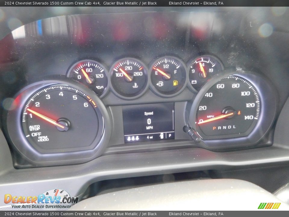 2024 Chevrolet Silverado 1500 Custom Crew Cab 4x4 Gauges Photo #30