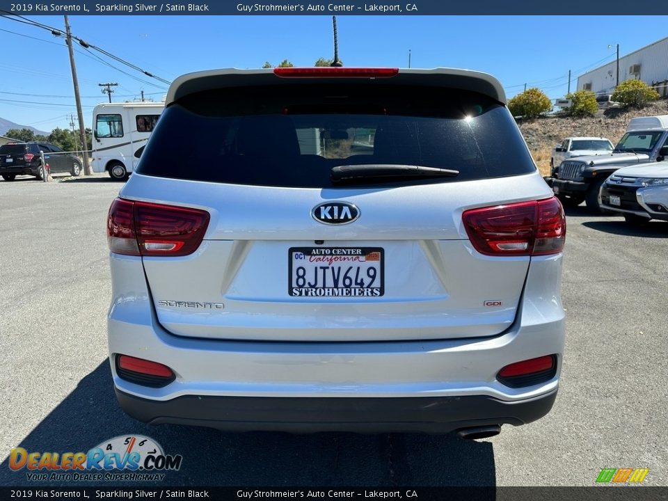 2019 Kia Sorento L Sparkling Silver / Satin Black Photo #5