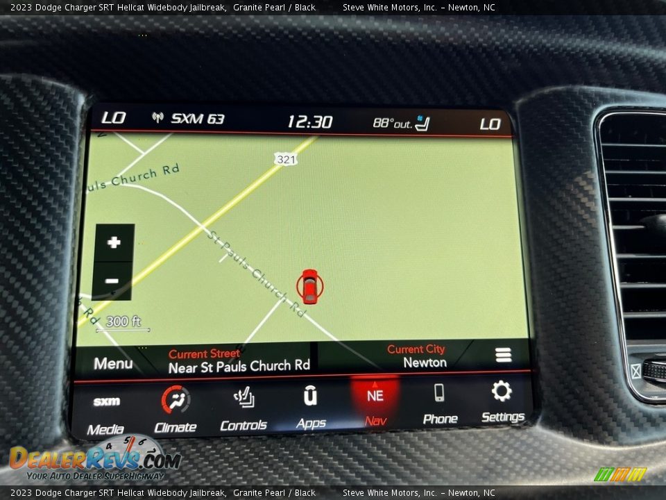 Navigation of 2023 Dodge Charger SRT Hellcat Widebody Jailbreak Photo #30