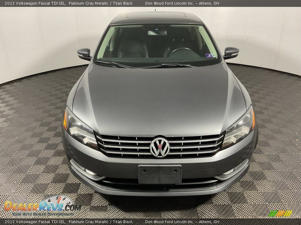 2013 Volkswagen Passat TDI SEL Platinum Gray Metallic / Titan Black Photo #6