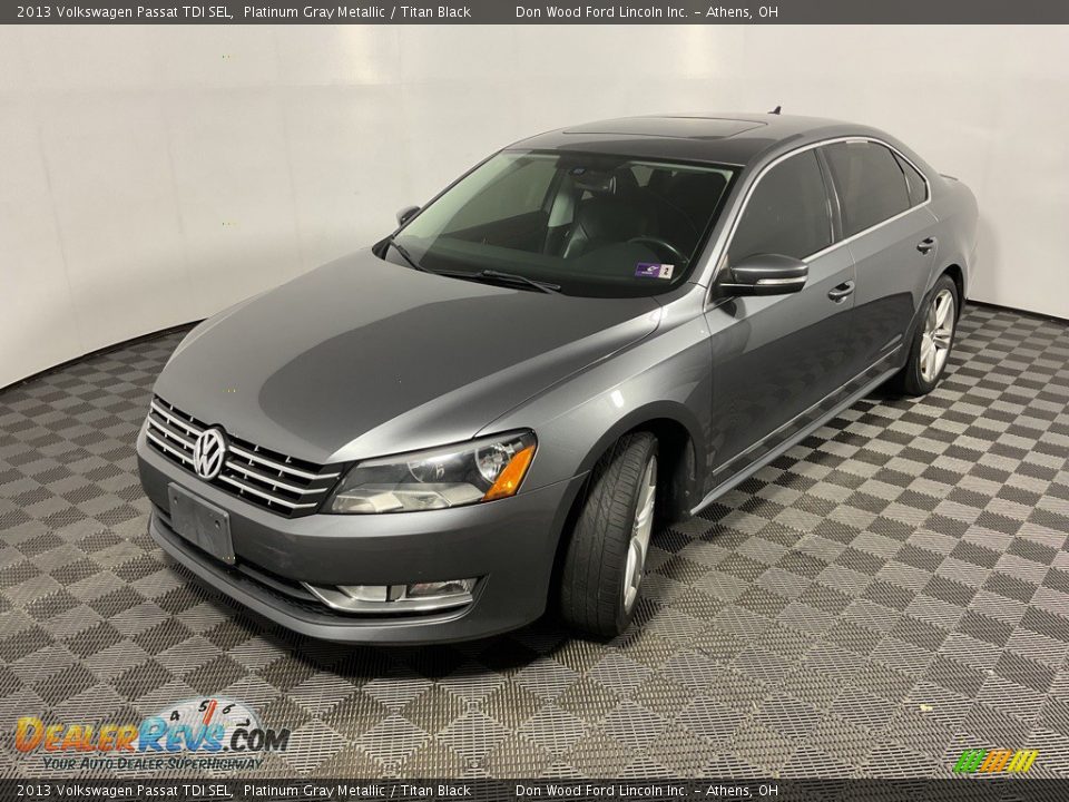 2013 Volkswagen Passat TDI SEL Platinum Gray Metallic / Titan Black Photo #10