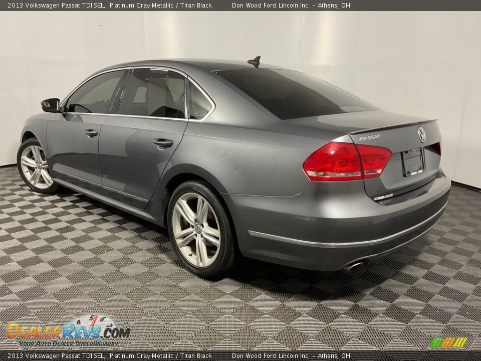 2013 Volkswagen Passat TDI SEL Platinum Gray Metallic / Titan Black Photo #11