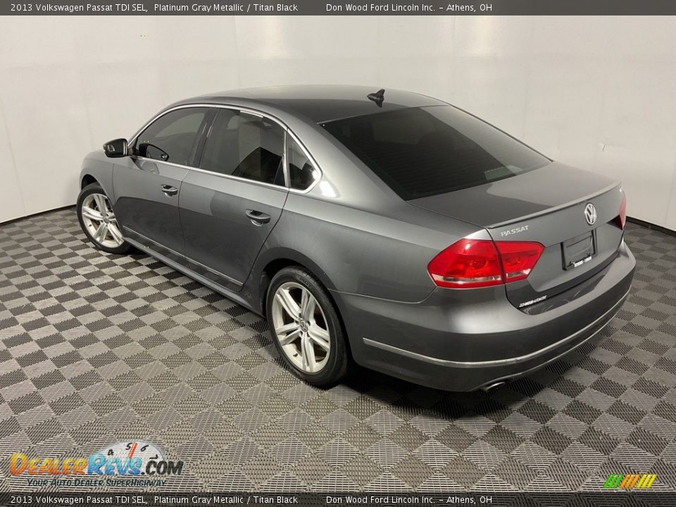 2013 Volkswagen Passat TDI SEL Platinum Gray Metallic / Titan Black Photo #12