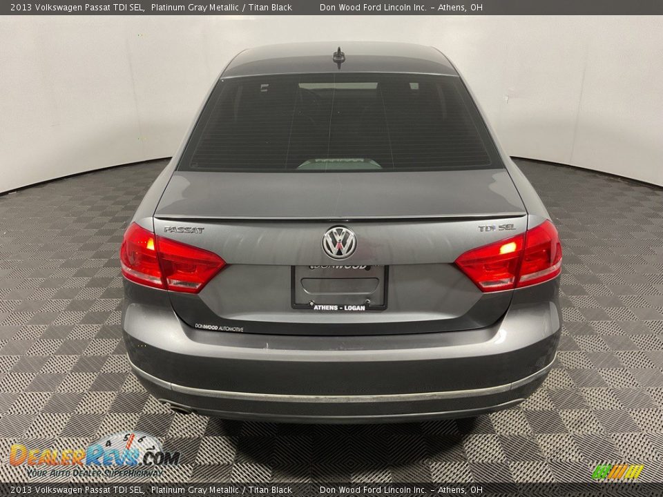 2013 Volkswagen Passat TDI SEL Platinum Gray Metallic / Titan Black Photo #13