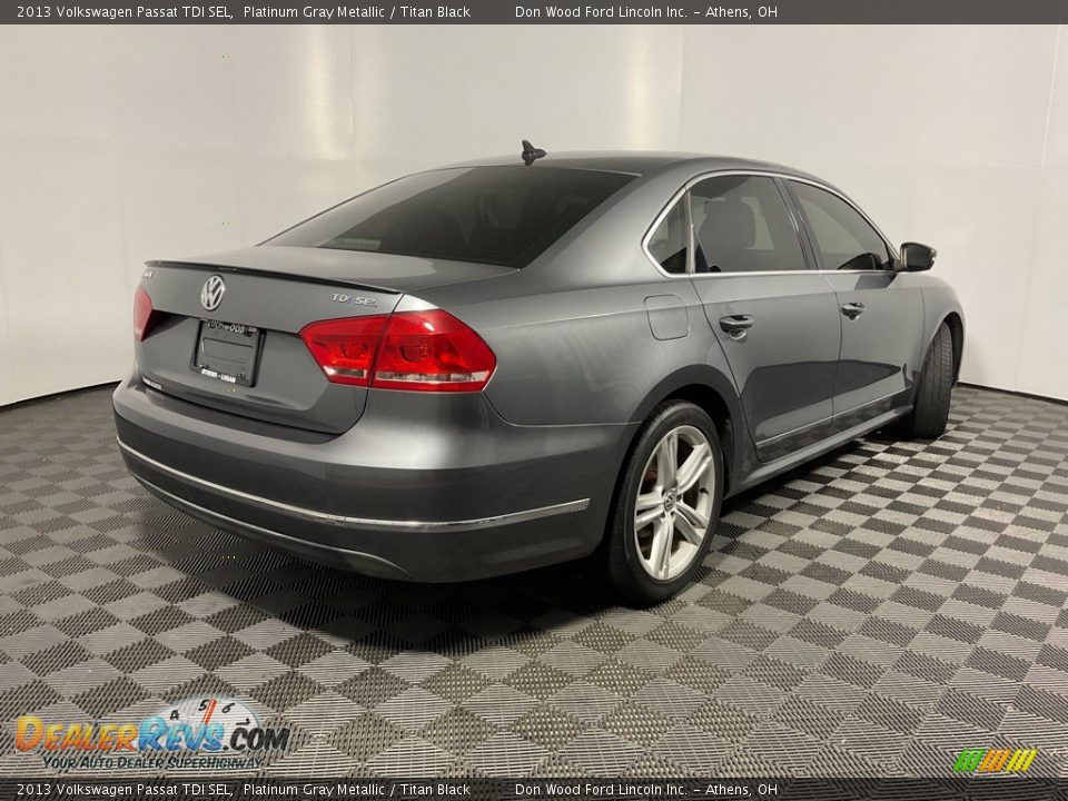 2013 Volkswagen Passat TDI SEL Platinum Gray Metallic / Titan Black Photo #16