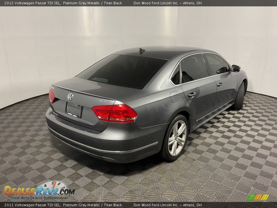 2013 Volkswagen Passat TDI SEL Platinum Gray Metallic / Titan Black Photo #17