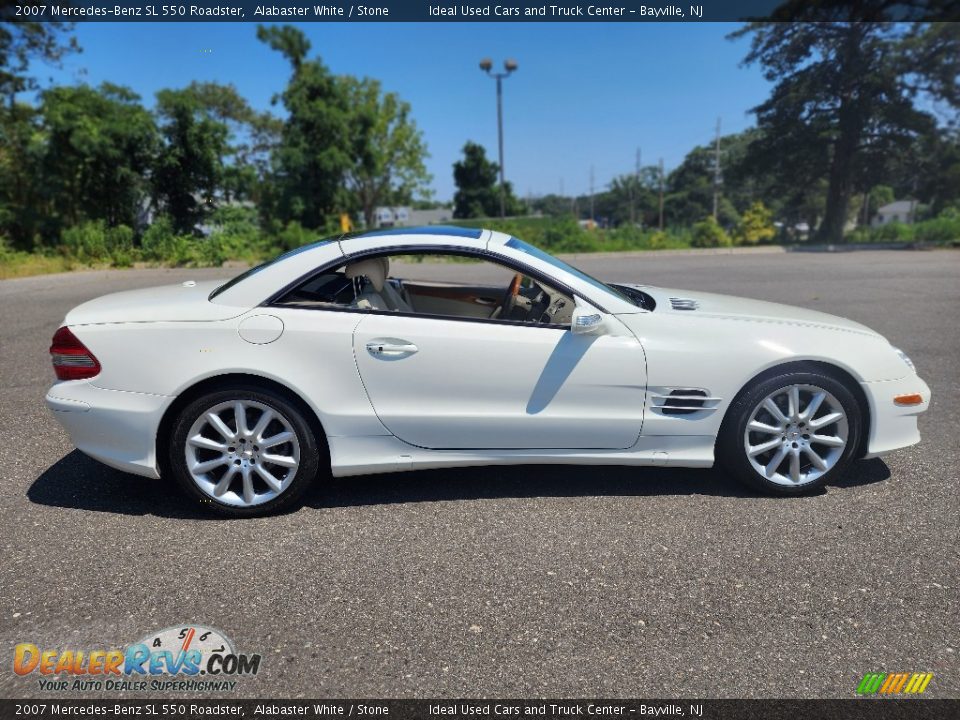 Alabaster White 2007 Mercedes-Benz SL 550 Roadster Photo #12