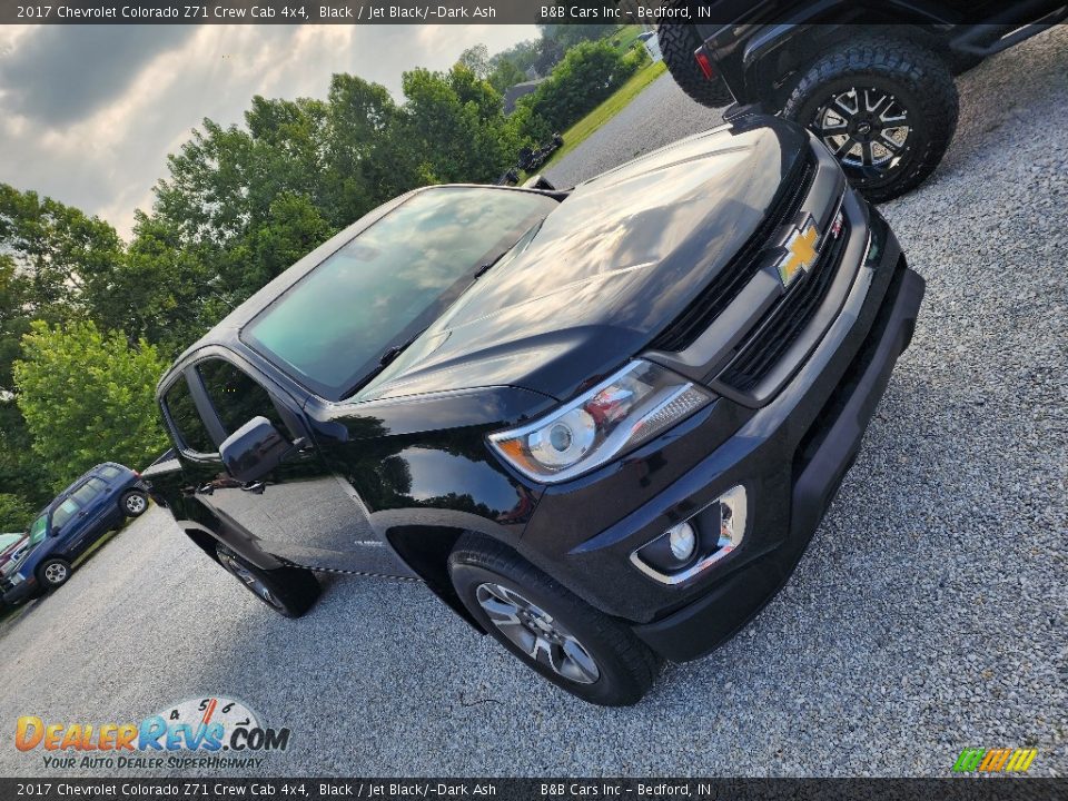 2017 Chevrolet Colorado Z71 Crew Cab 4x4 Black / Jet Black/­Dark Ash Photo #2