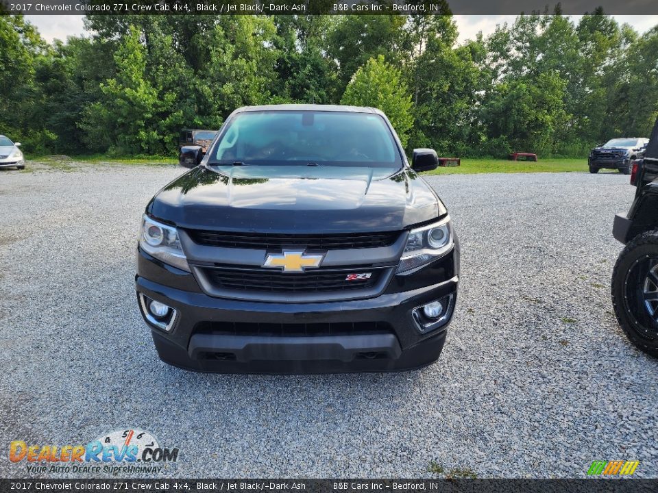 2017 Chevrolet Colorado Z71 Crew Cab 4x4 Black / Jet Black/­Dark Ash Photo #3