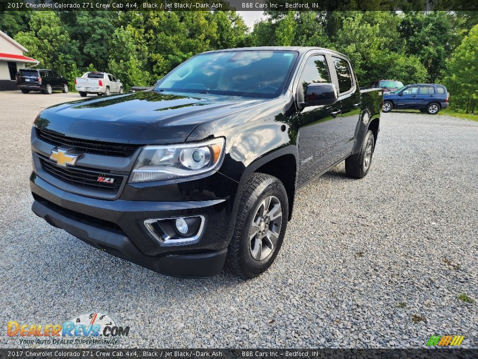 Black 2017 Chevrolet Colorado Z71 Crew Cab 4x4 Photo #4