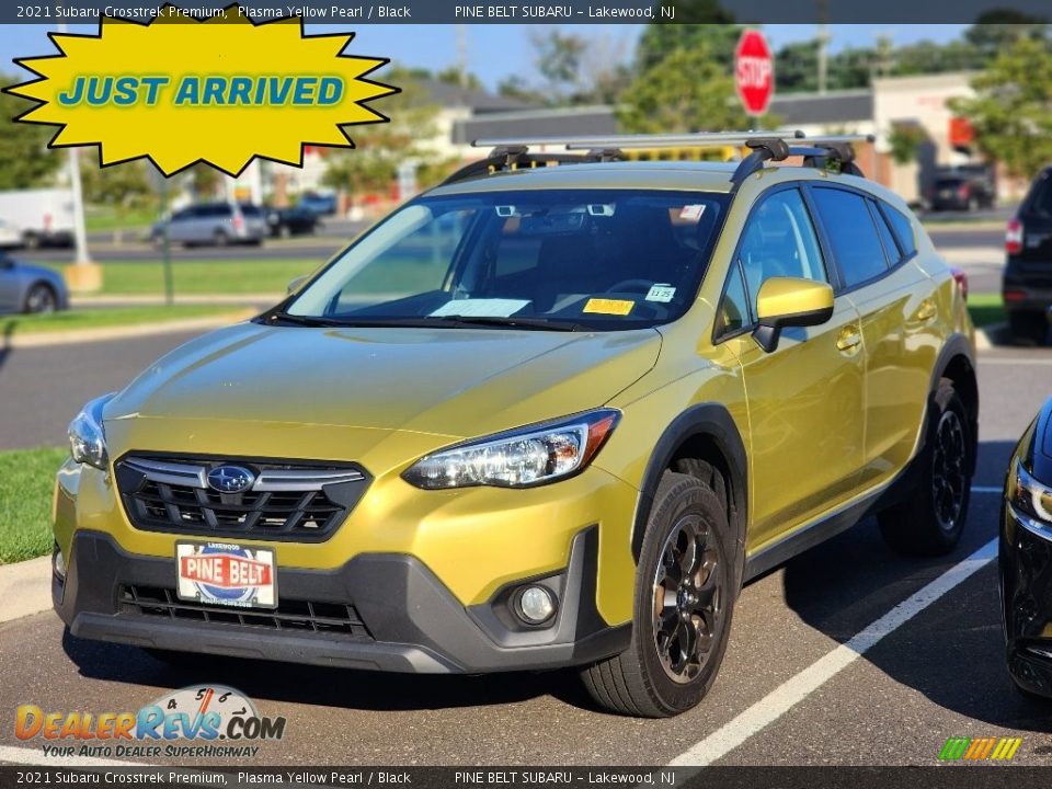 2021 Subaru Crosstrek Premium Plasma Yellow Pearl / Black Photo #1