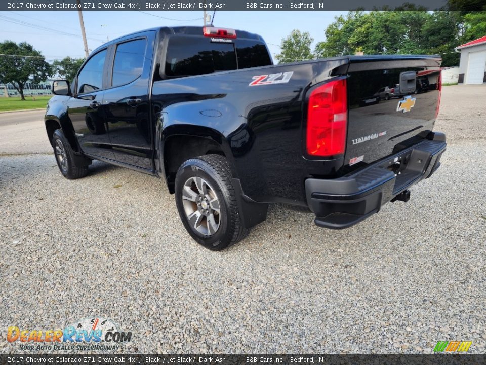 Black 2017 Chevrolet Colorado Z71 Crew Cab 4x4 Photo #6