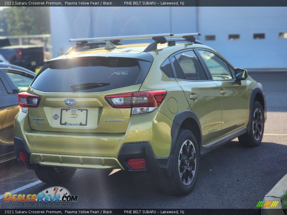 2021 Subaru Crosstrek Premium Plasma Yellow Pearl / Black Photo #3