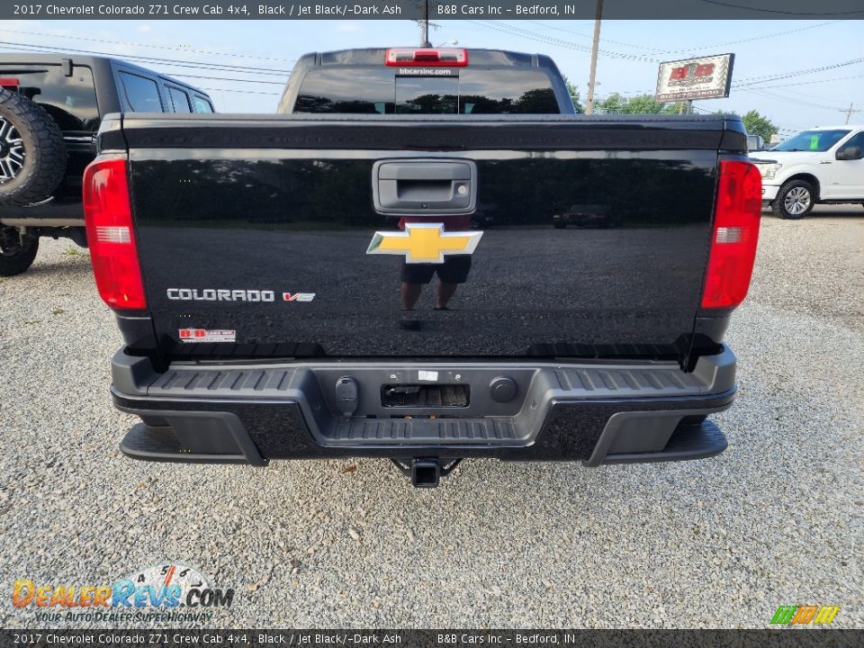 2017 Chevrolet Colorado Z71 Crew Cab 4x4 Black / Jet Black/­Dark Ash Photo #7