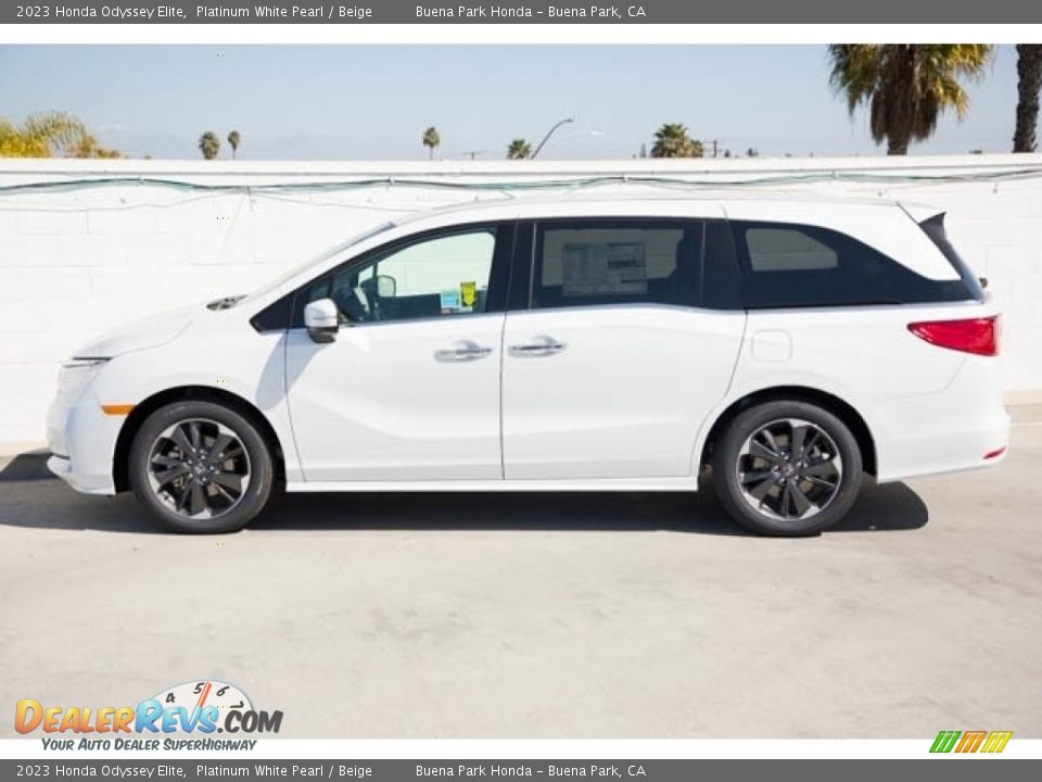 Platinum White Pearl 2023 Honda Odyssey Elite Photo #4