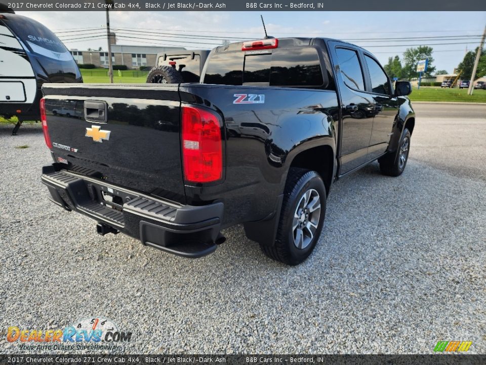 Black 2017 Chevrolet Colorado Z71 Crew Cab 4x4 Photo #8