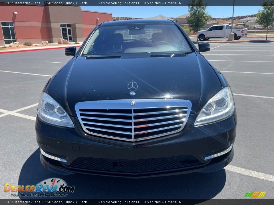 2012 Mercedes-Benz S 550 Sedan Black / Black Photo #13