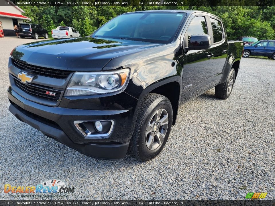 2017 Chevrolet Colorado Z71 Crew Cab 4x4 Black / Jet Black/­Dark Ash Photo #24