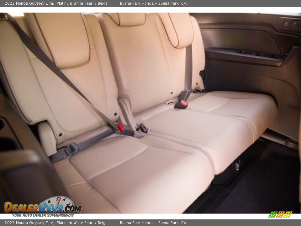Rear Seat of 2023 Honda Odyssey Elite Photo #29