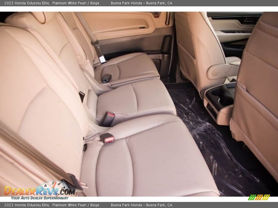Rear Seat of 2023 Honda Odyssey Elite Photo #30
