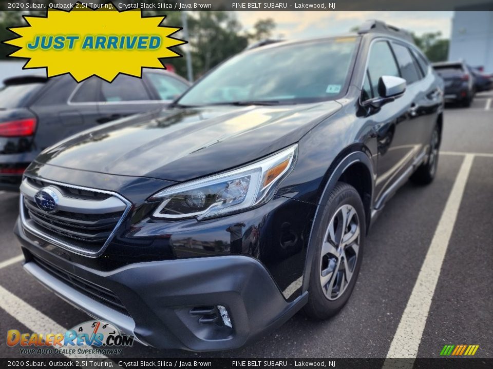 2020 Subaru Outback 2.5i Touring Crystal Black Silica / Java Brown Photo #1