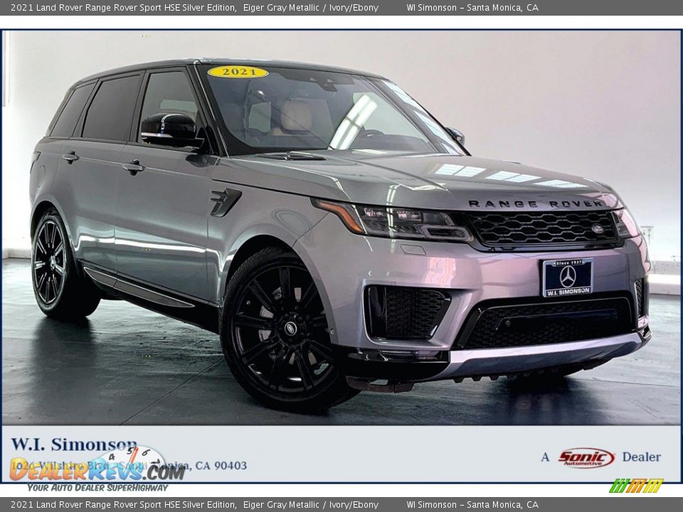 2021 Land Rover Range Rover Sport HSE Silver Edition Eiger Gray Metallic / Ivory/Ebony Photo #1