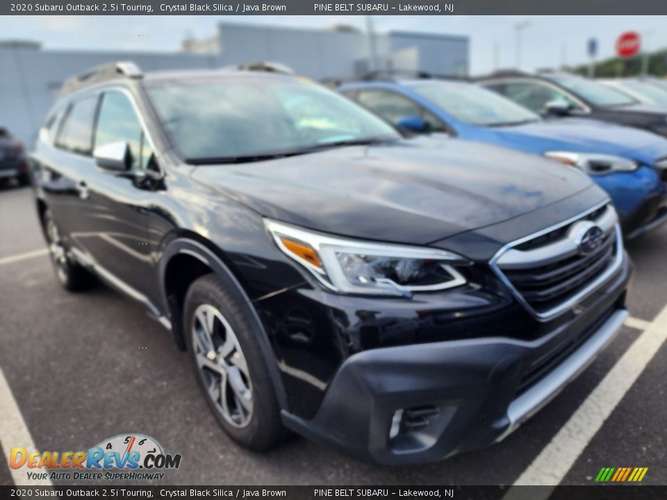 2020 Subaru Outback 2.5i Touring Crystal Black Silica / Java Brown Photo #2