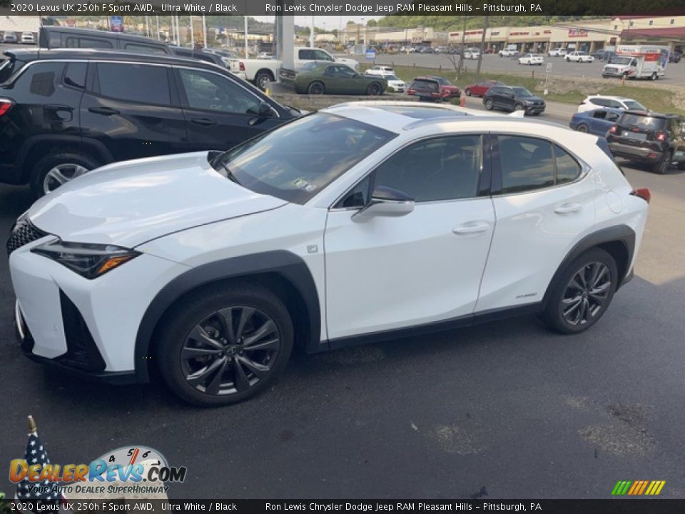 2020 Lexus UX 250h F Sport AWD Ultra White / Black Photo #1