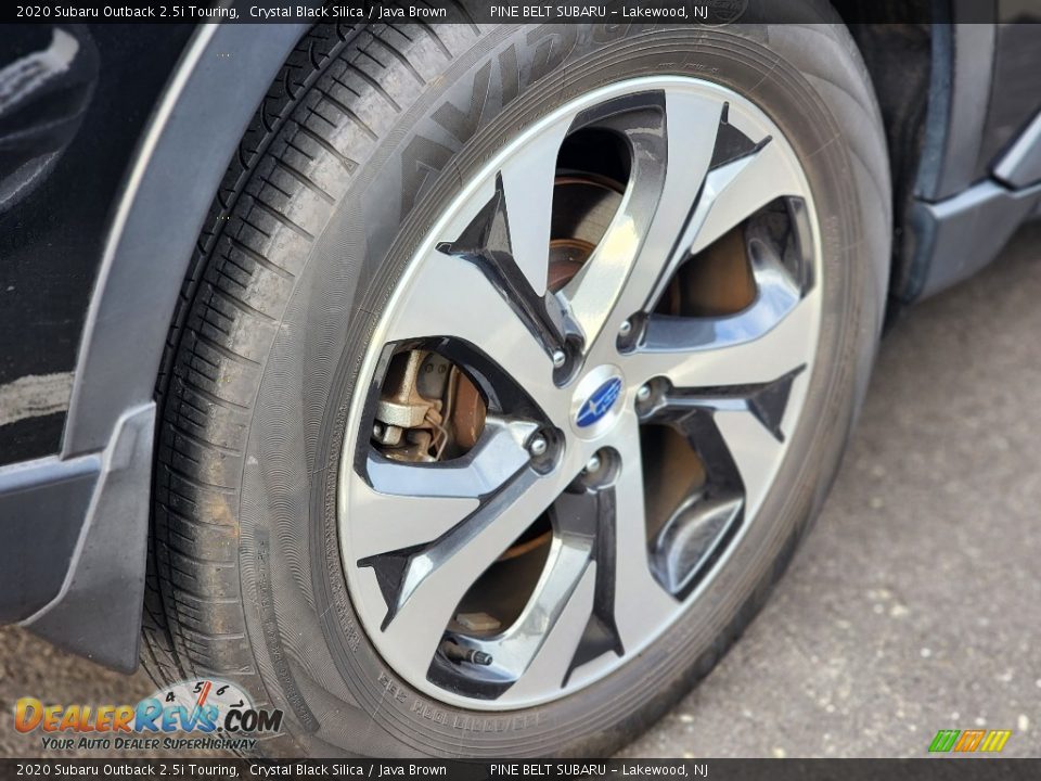 2020 Subaru Outback 2.5i Touring Crystal Black Silica / Java Brown Photo #6
