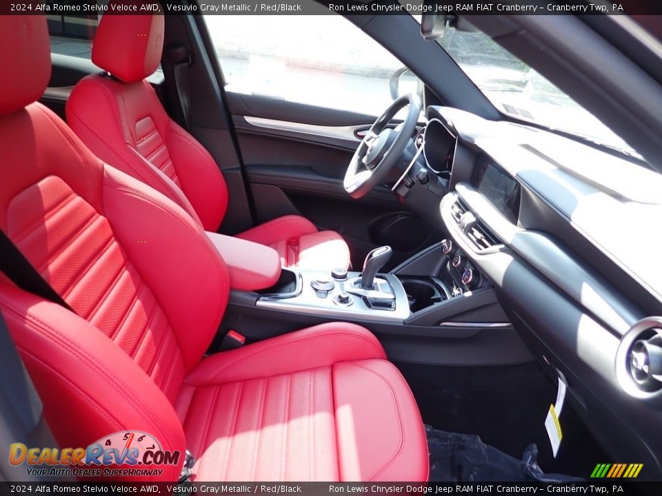 Front Seat of 2024 Alfa Romeo Stelvio Veloce AWD Photo #10