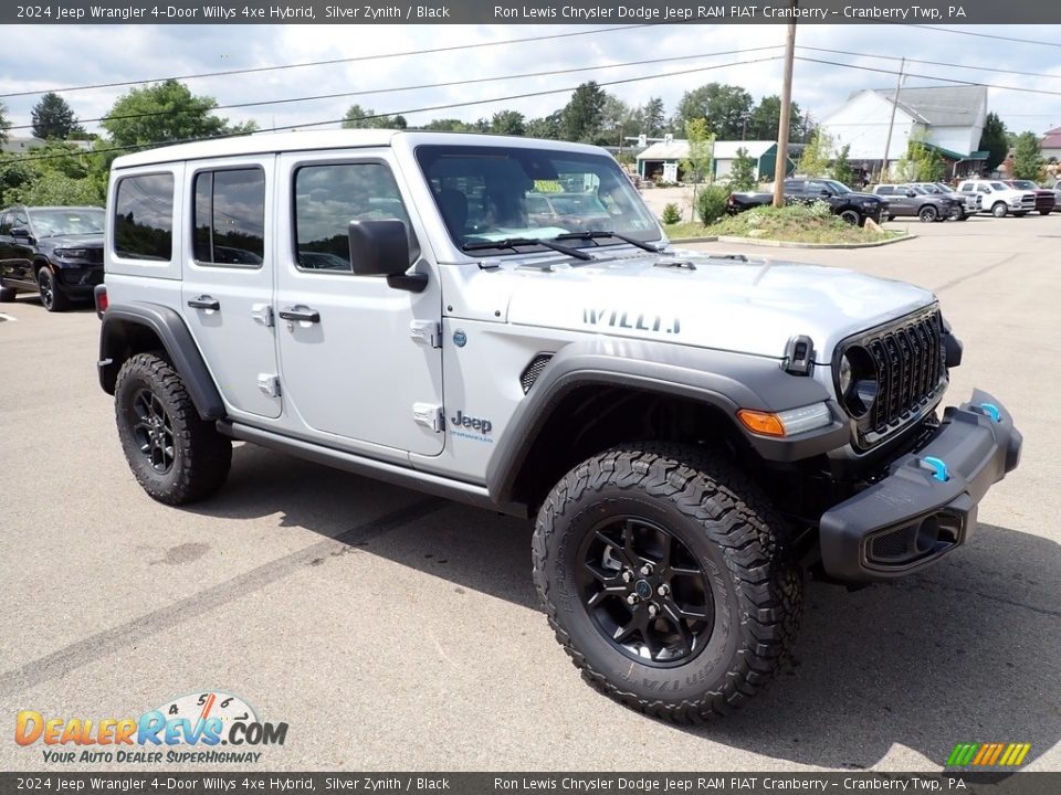 2024 Jeep Wrangler 4-Door Willys 4xe Hybrid Silver Zynith / Black Photo #7