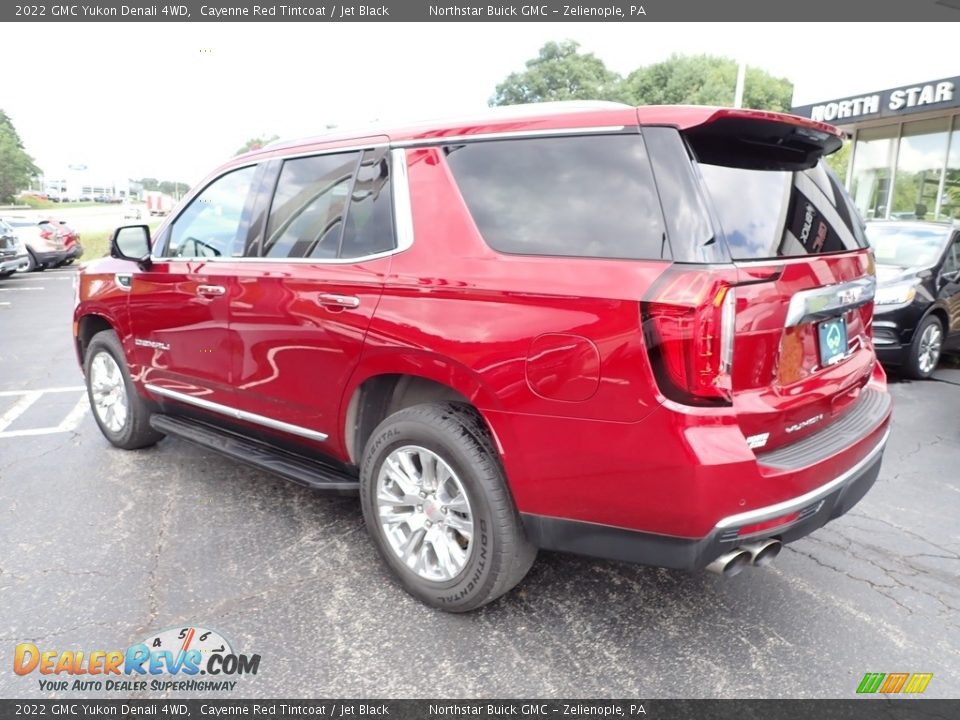 2022 GMC Yukon Denali 4WD Cayenne Red Tintcoat / Jet Black Photo #3