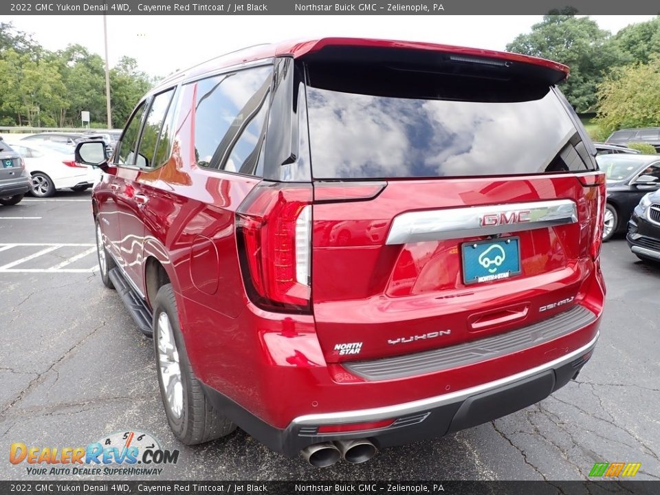 2022 GMC Yukon Denali 4WD Cayenne Red Tintcoat / Jet Black Photo #4