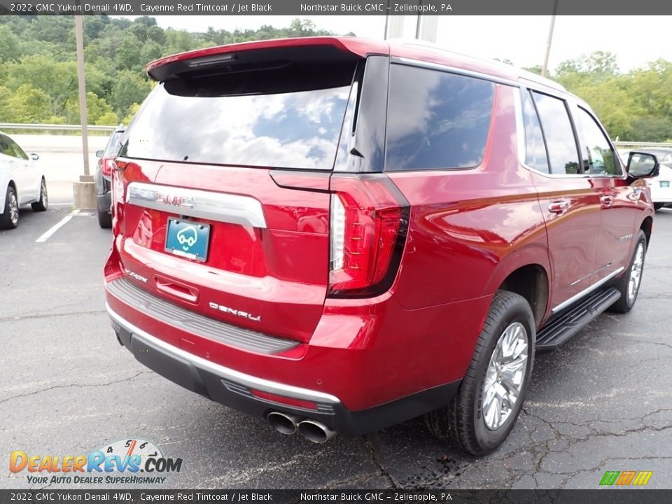 2022 GMC Yukon Denali 4WD Cayenne Red Tintcoat / Jet Black Photo #6