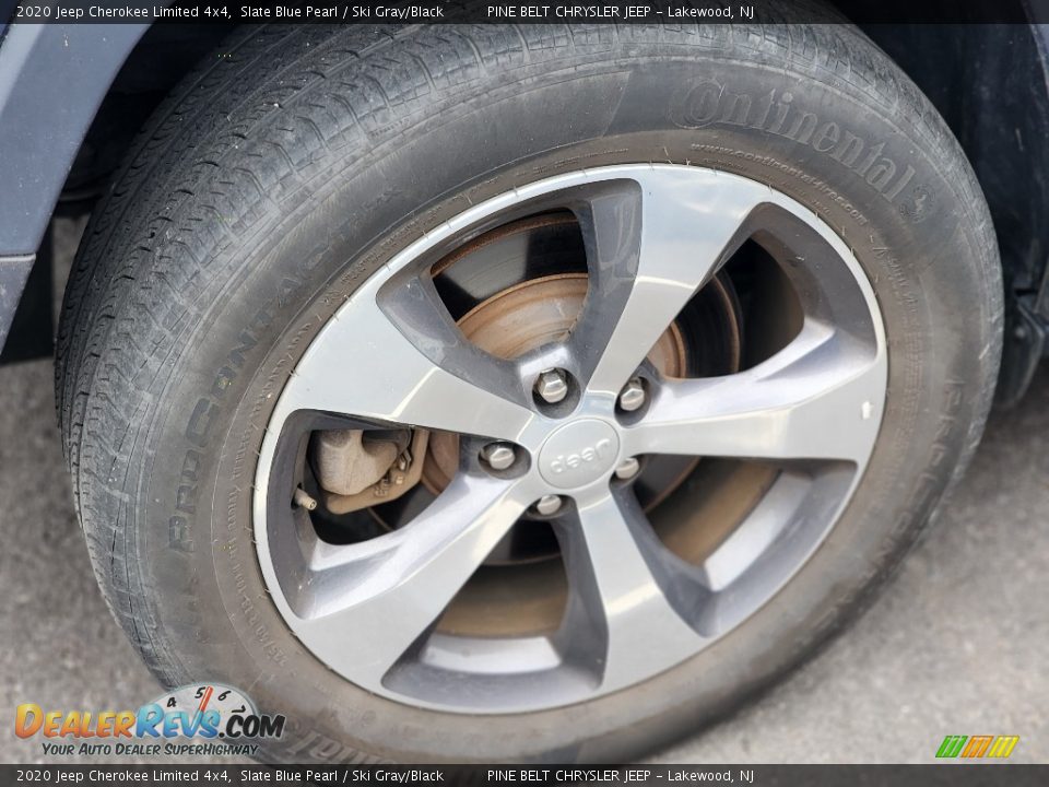 2020 Jeep Cherokee Limited 4x4 Slate Blue Pearl / Ski Gray/Black Photo #6