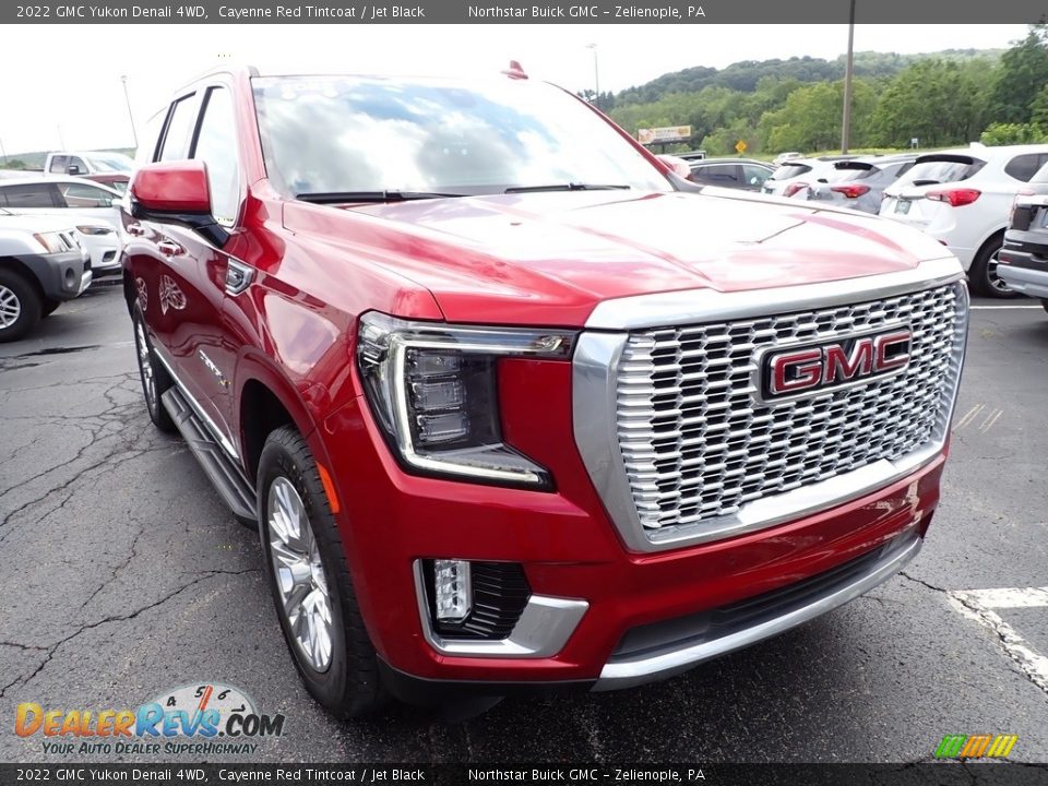 2022 GMC Yukon Denali 4WD Cayenne Red Tintcoat / Jet Black Photo #10