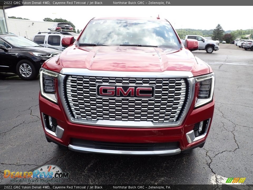 2022 GMC Yukon Denali 4WD Cayenne Red Tintcoat / Jet Black Photo #11