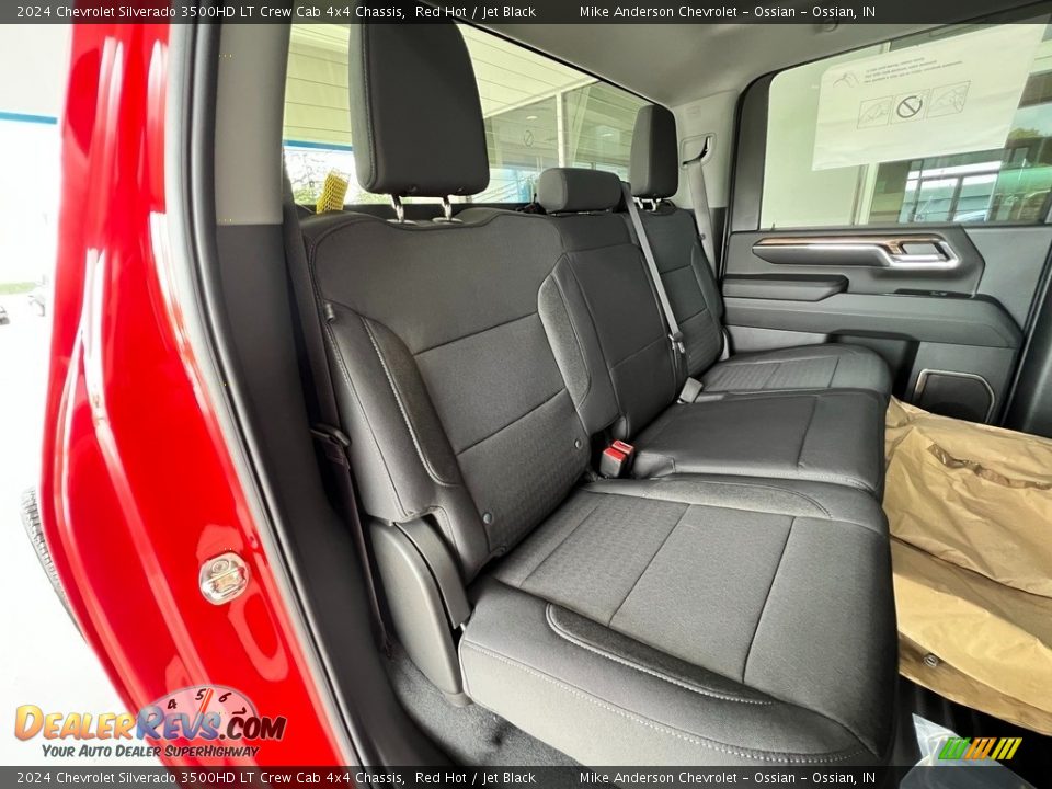 Rear Seat of 2024 Chevrolet Silverado 3500HD LT Crew Cab 4x4 Chassis Photo #21