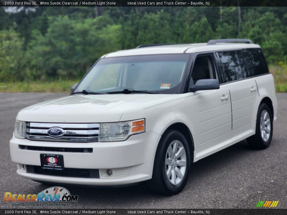 2009 Ford Flex SE White Suede Clearcoat / Medium Light Stone Photo #1