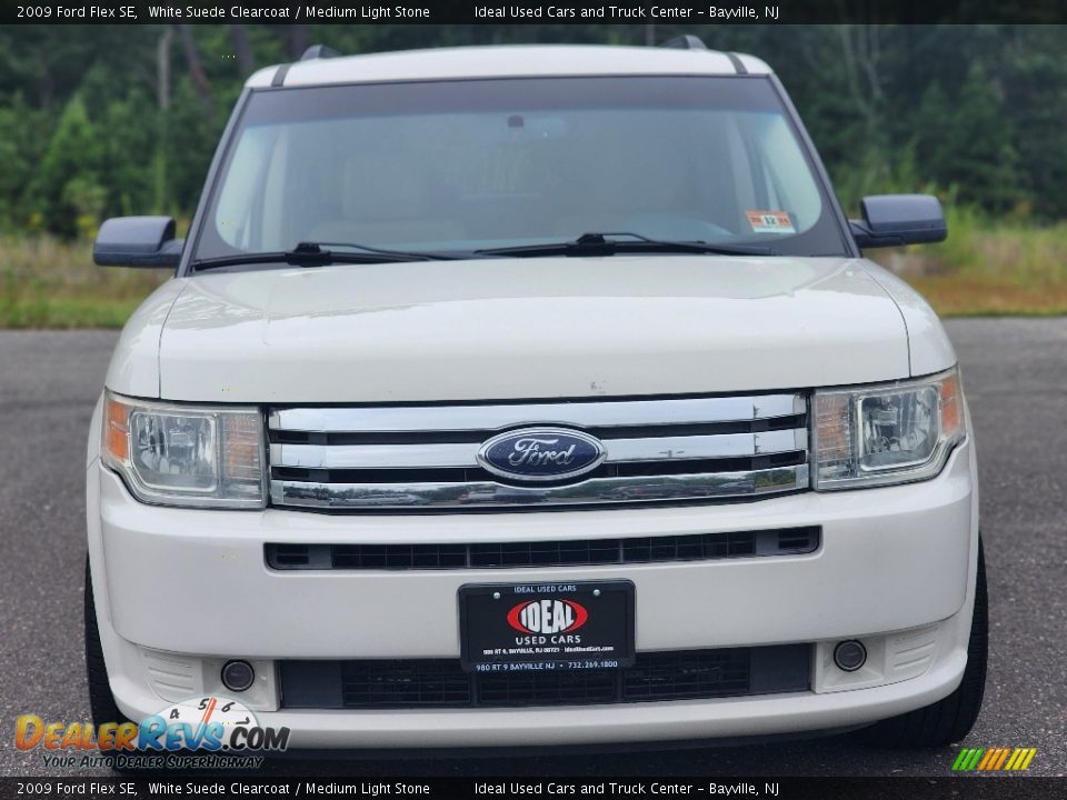 2009 Ford Flex SE White Suede Clearcoat / Medium Light Stone Photo #3