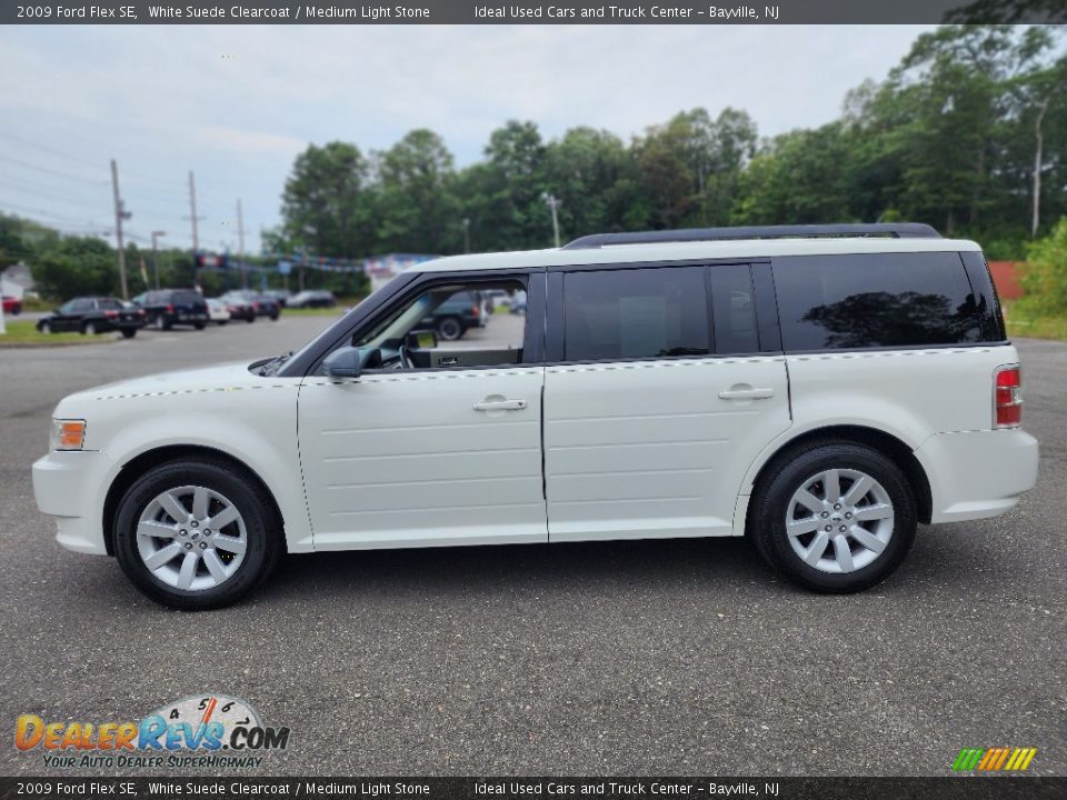 White Suede Clearcoat 2009 Ford Flex SE Photo #7