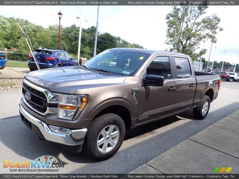 Stone Gray Metallic 2022 Ford F150 XLT SuperCrew 4x4 Photo #4