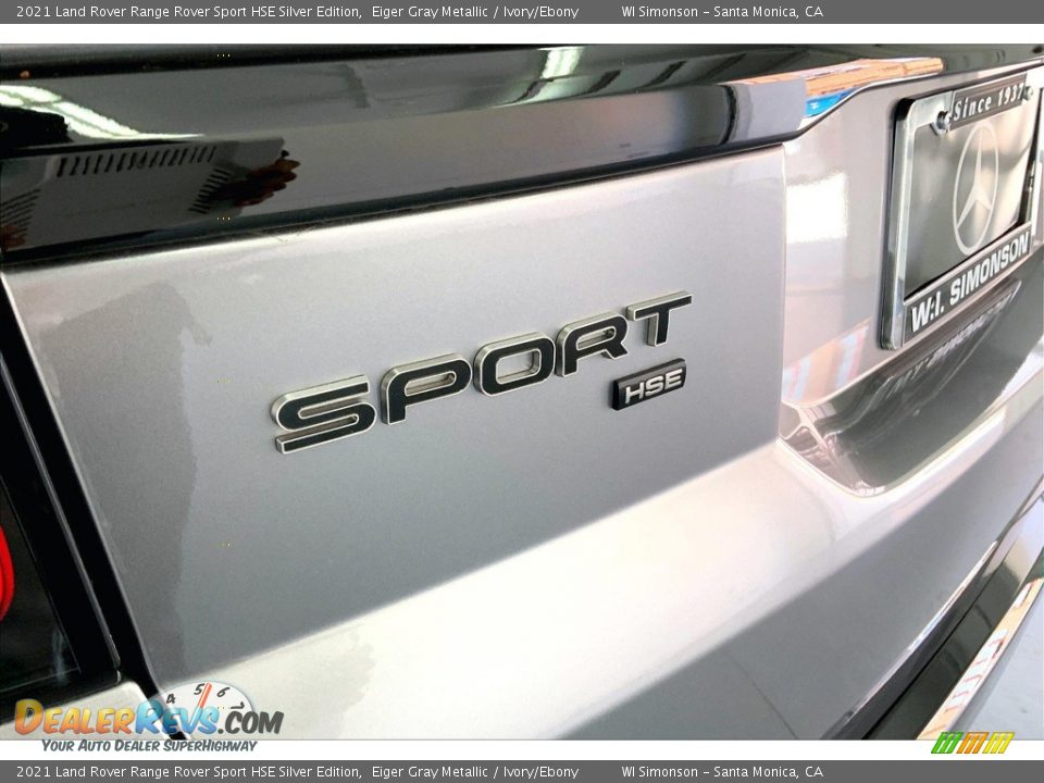 2021 Land Rover Range Rover Sport HSE Silver Edition Eiger Gray Metallic / Ivory/Ebony Photo #31