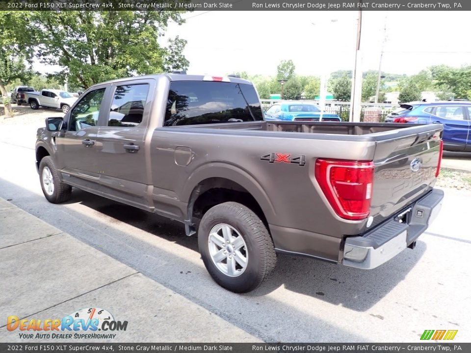 2022 Ford F150 XLT SuperCrew 4x4 Stone Gray Metallic / Medium Dark Slate Photo #6