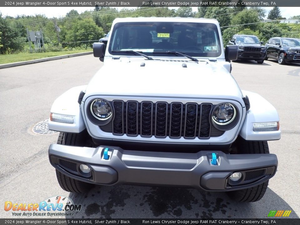 2024 Jeep Wrangler 4-Door Sport S 4xe Hybrid Silver Zynith / Black Photo #8