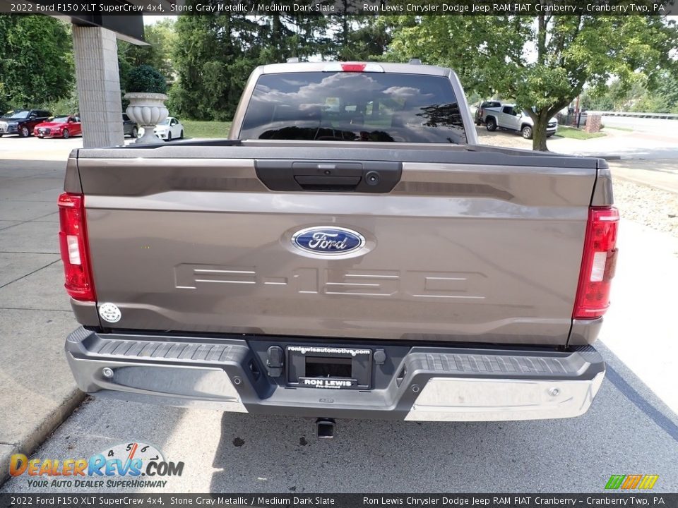 2022 Ford F150 XLT SuperCrew 4x4 Stone Gray Metallic / Medium Dark Slate Photo #7