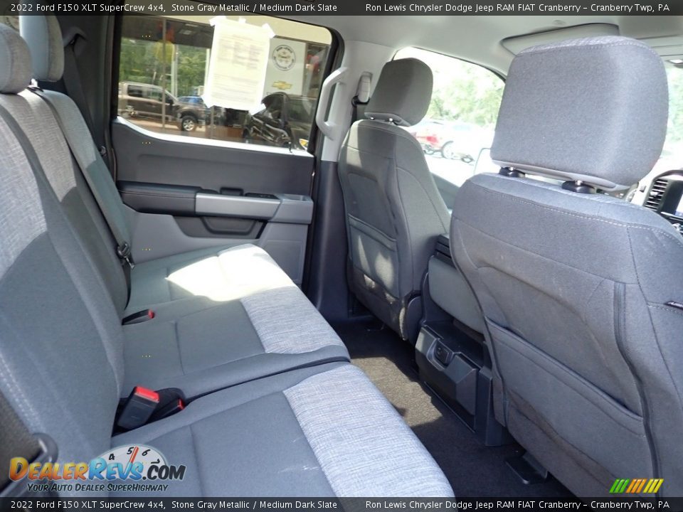 Rear Seat of 2022 Ford F150 XLT SuperCrew 4x4 Photo #10