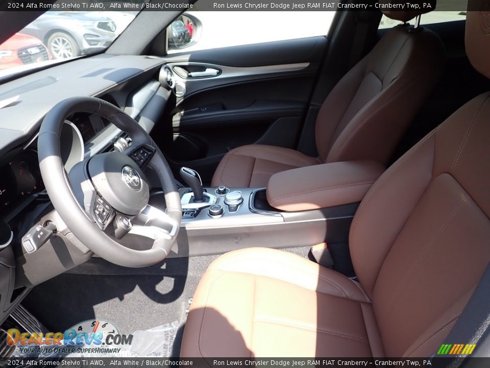 Front Seat of 2024 Alfa Romeo Stelvio Ti AWD Photo #16