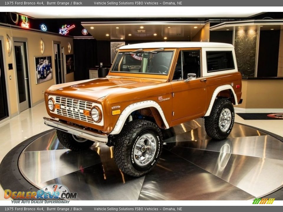 Front 3/4 View of 1975 Ford Bronco 4x4 Photo #1