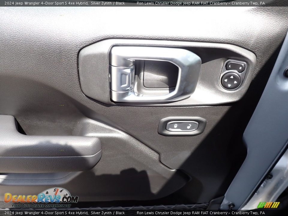 2024 Jeep Wrangler 4-Door Sport S 4xe Hybrid Silver Zynith / Black Photo #15